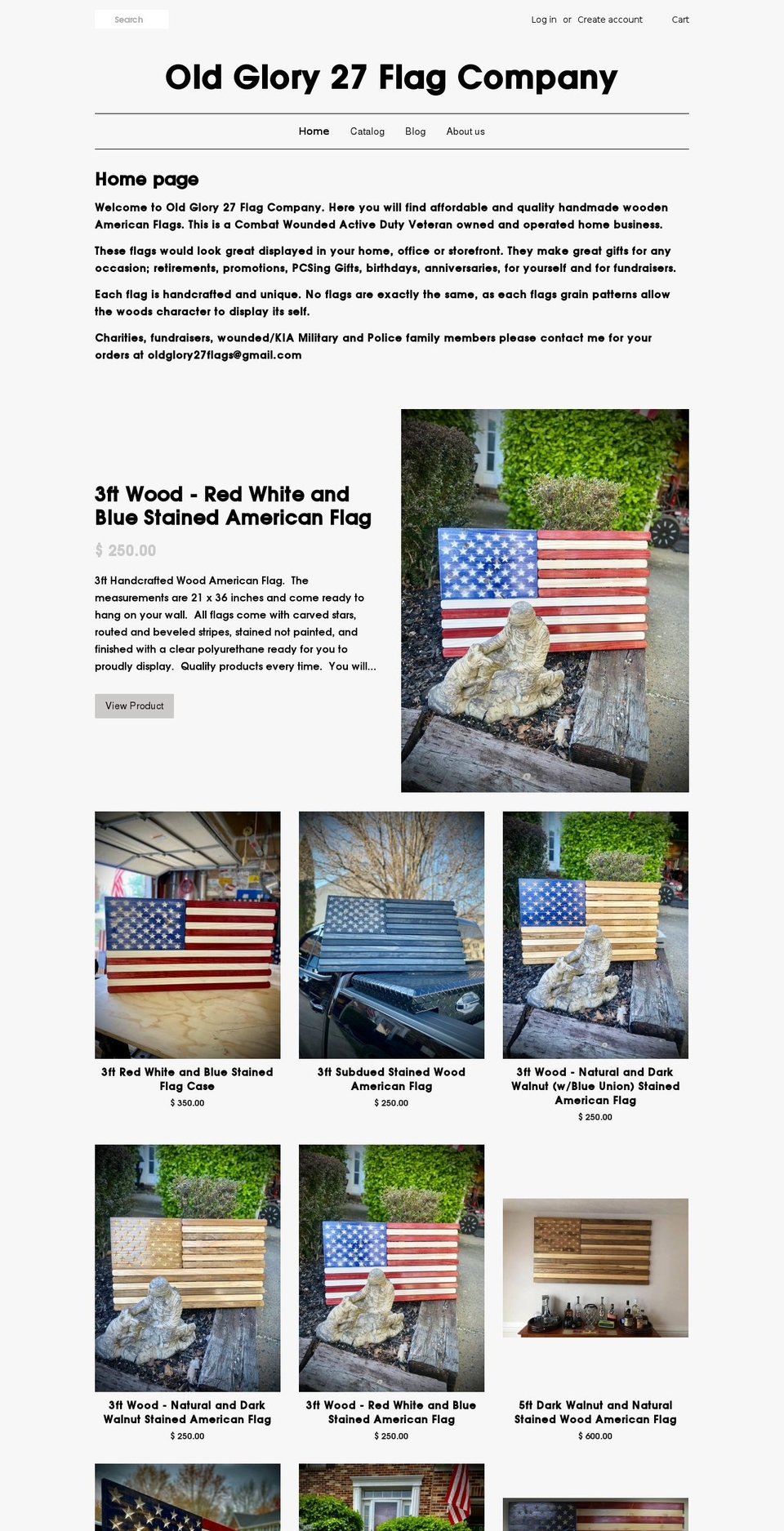old-glory-27.myshopify.com shopify website screenshot