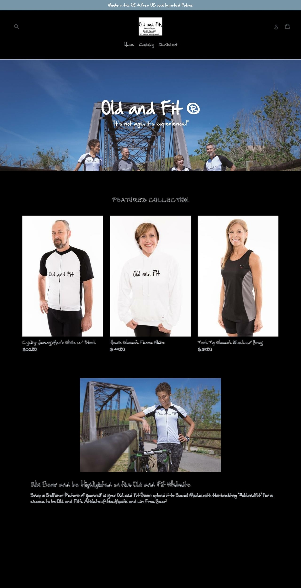 oldandfit.com shopify website screenshot