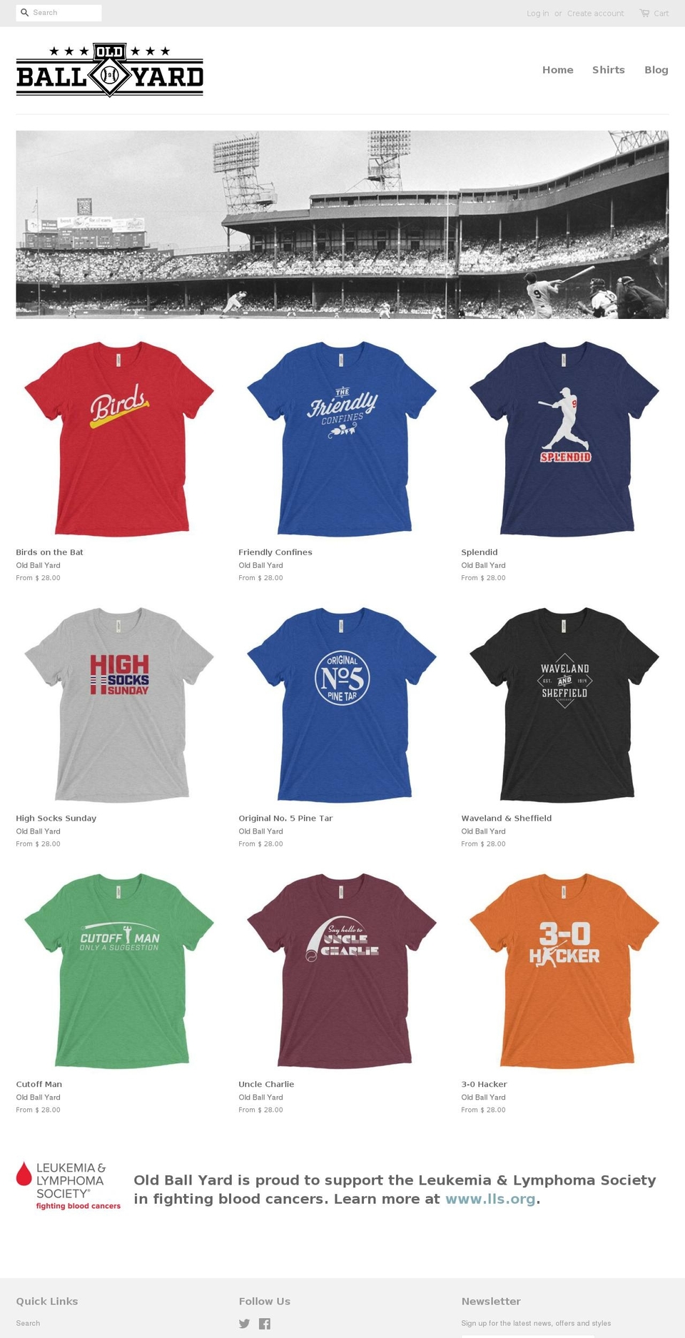 oldballyard.com shopify website screenshot