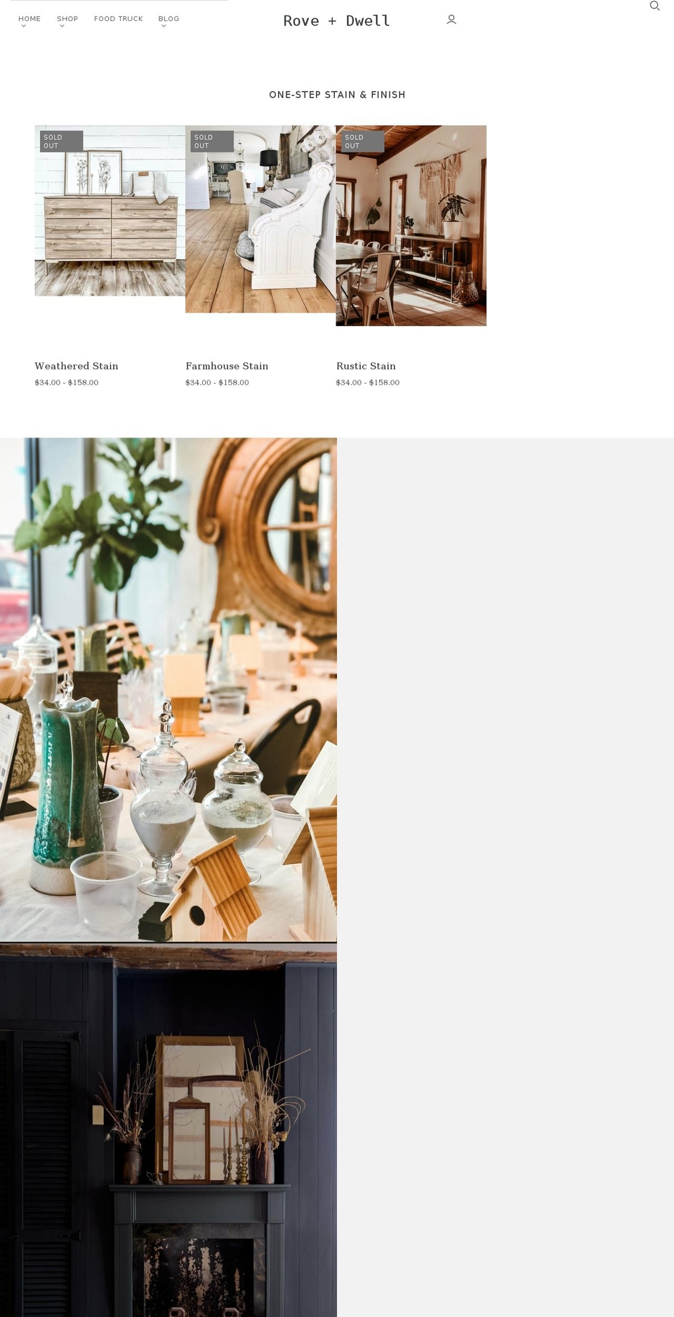 oldbarnliving.com — Shopify storefront screenshot