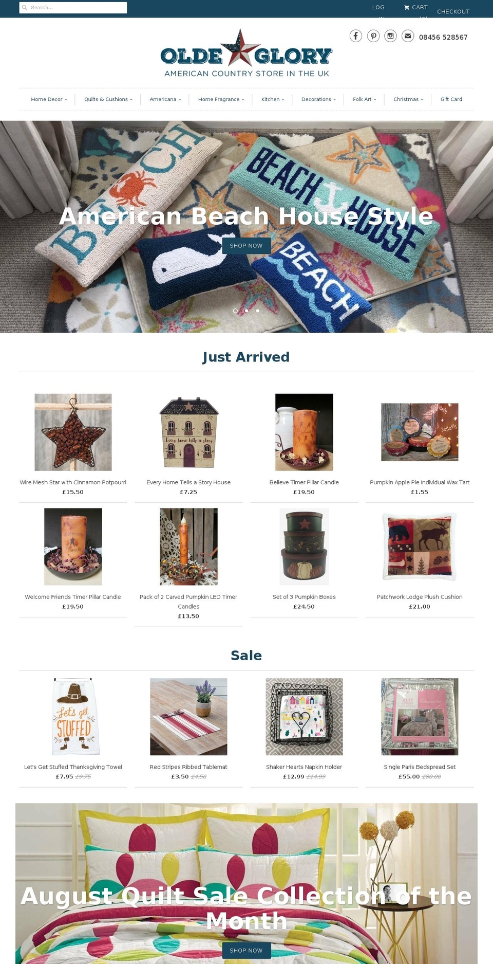 oldeglory.net shopify website screenshot