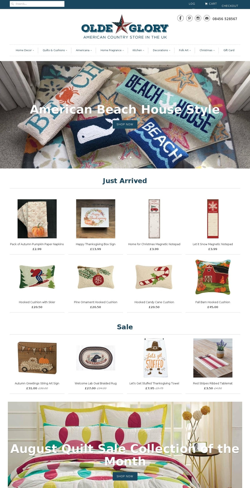 oldeglory.org shopify website screenshot