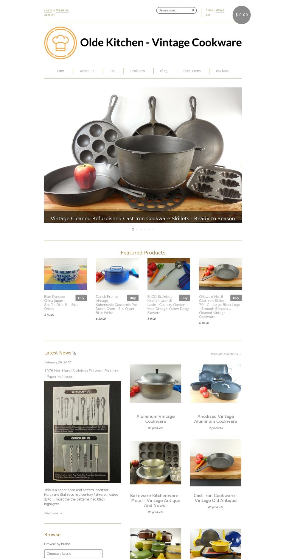 oldekitchen.com shopify website screenshot