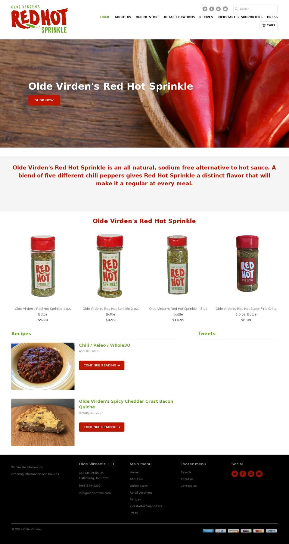 oldevirdens.com shopify website screenshot