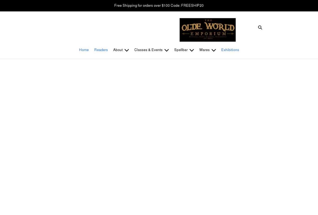 oldeworldemporium.com shopify website screenshot