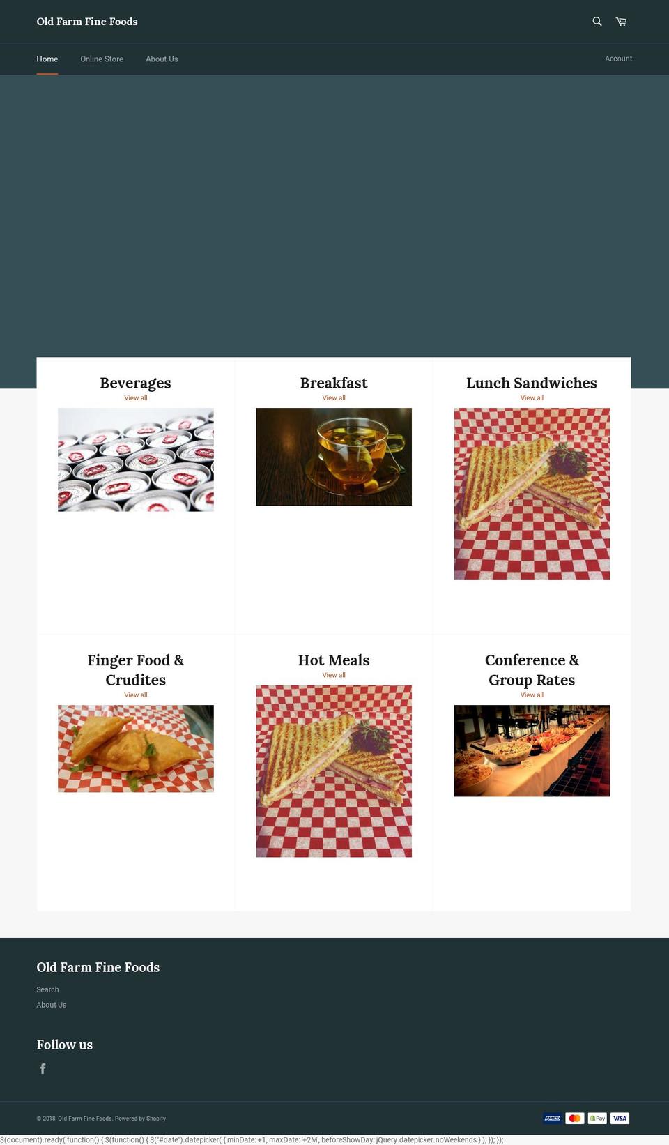 oldfarm.ca shopify website screenshot