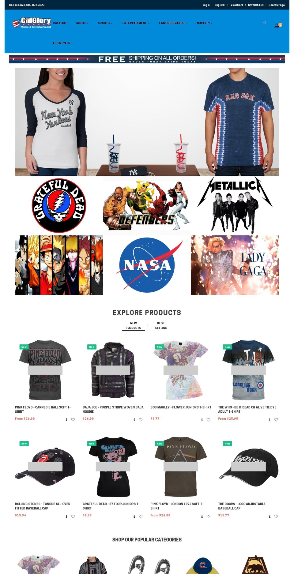 martinit Shopify theme site example oldglory.com