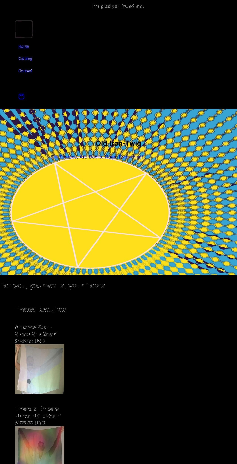 oldirontwig.com shopify website screenshot