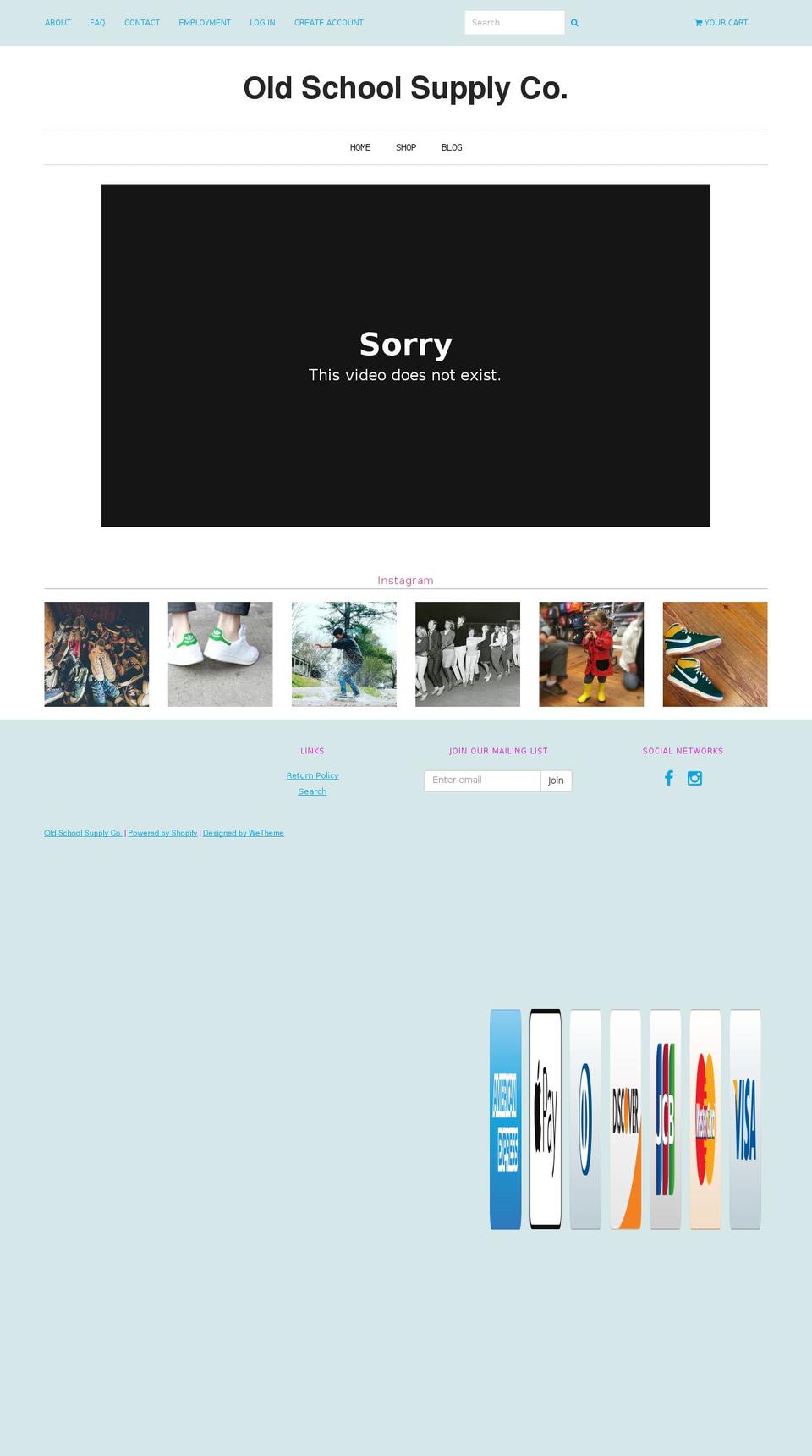 oldschool-shoes.com shopify website screenshot