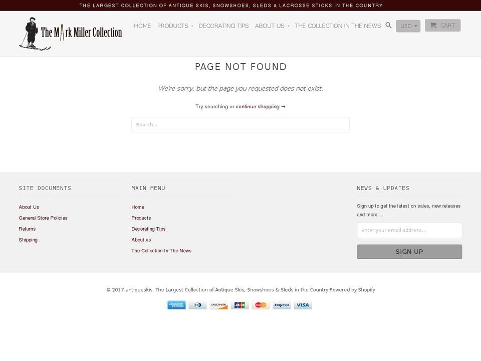 oldskis.com shopify website screenshot