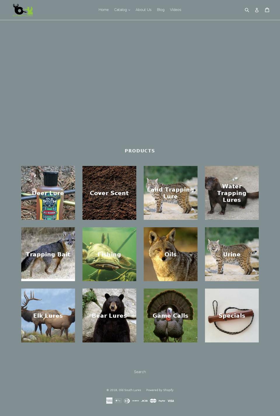 oldsouthlures.com — Shopify storefront screenshot