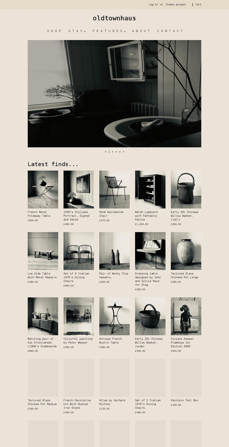 oldtownhaus.com shopify website screenshot