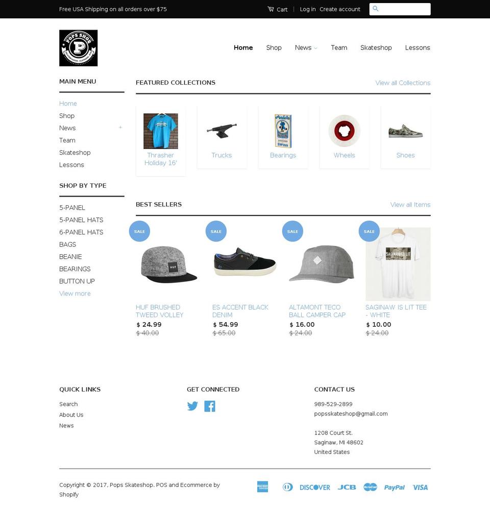 oldtownskate.com shopify website screenshot