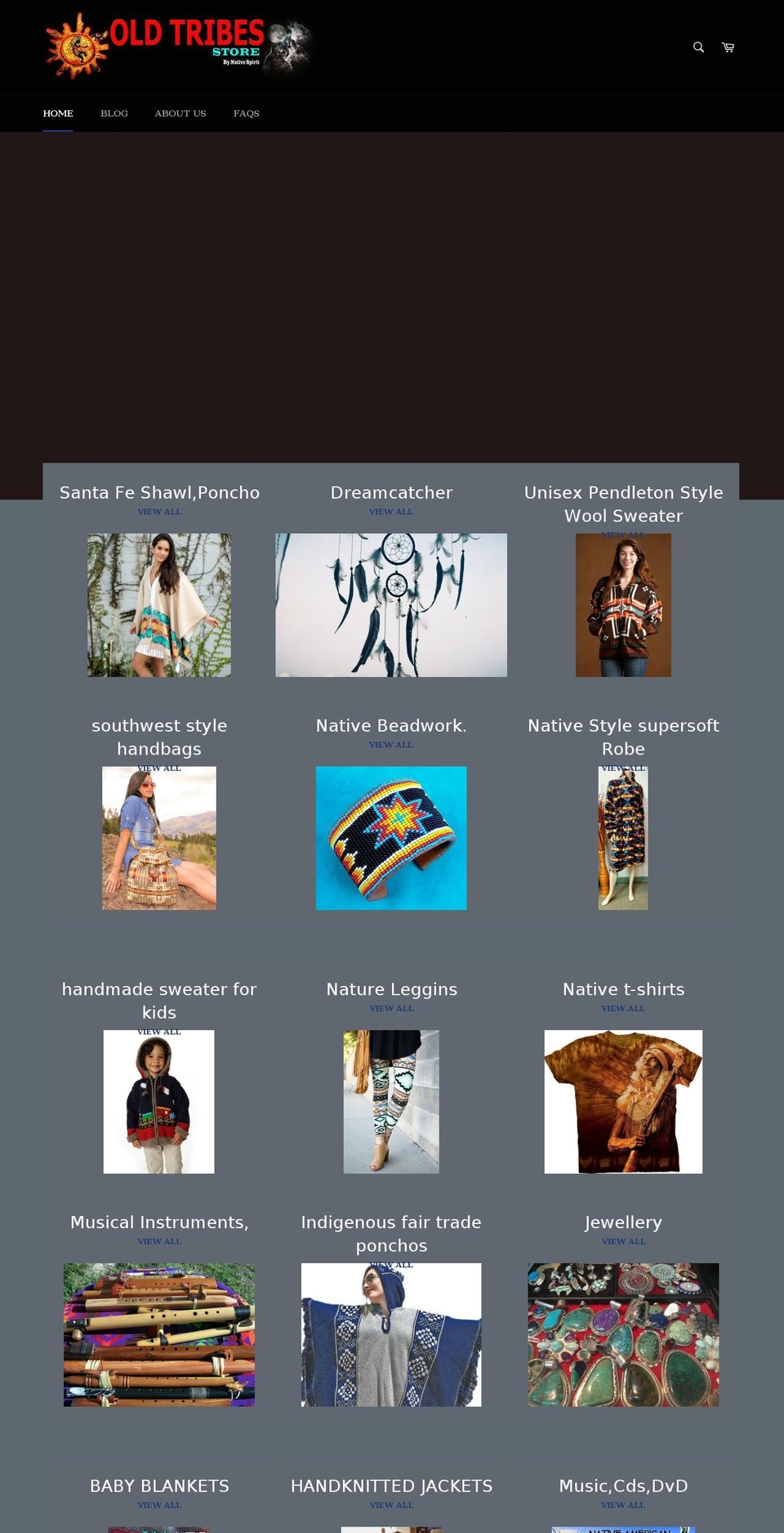 oldtribes.com — Shopify storefront screenshot