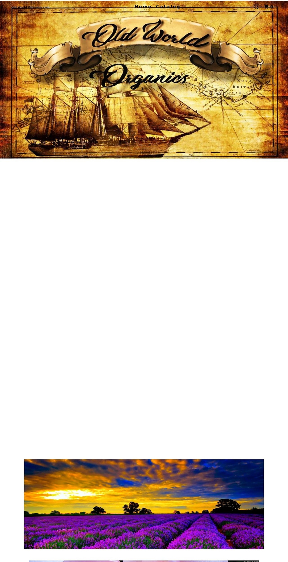oldworldorganics.com shopify website screenshot