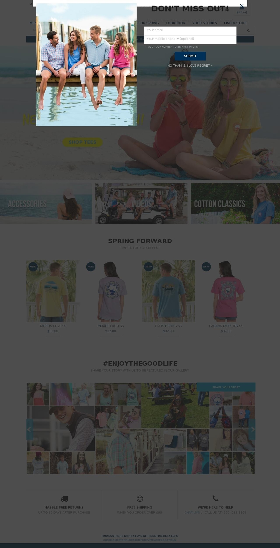 SS17 Shopify theme site example olecottondistrict.com