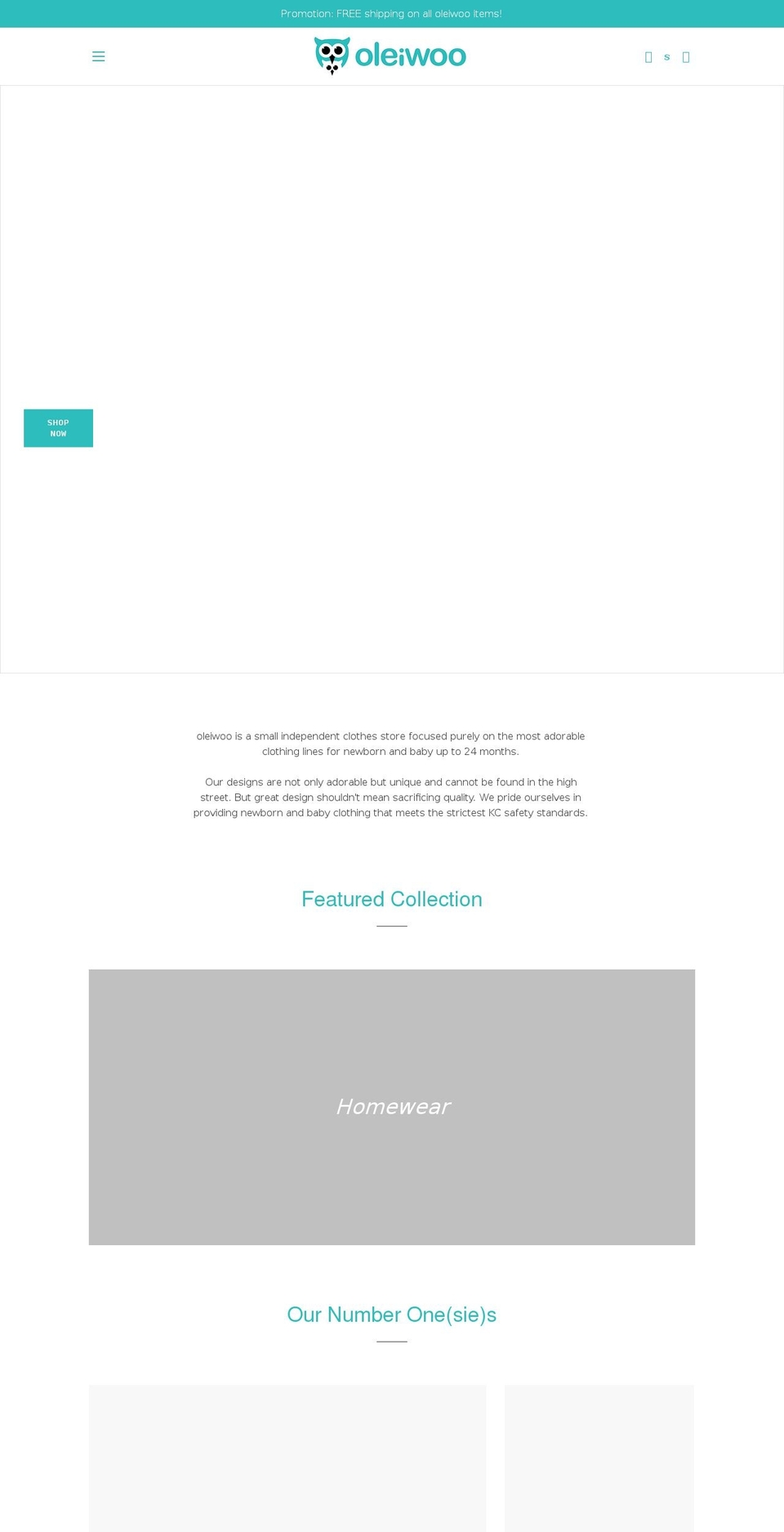oleiwoo.com shopify website screenshot