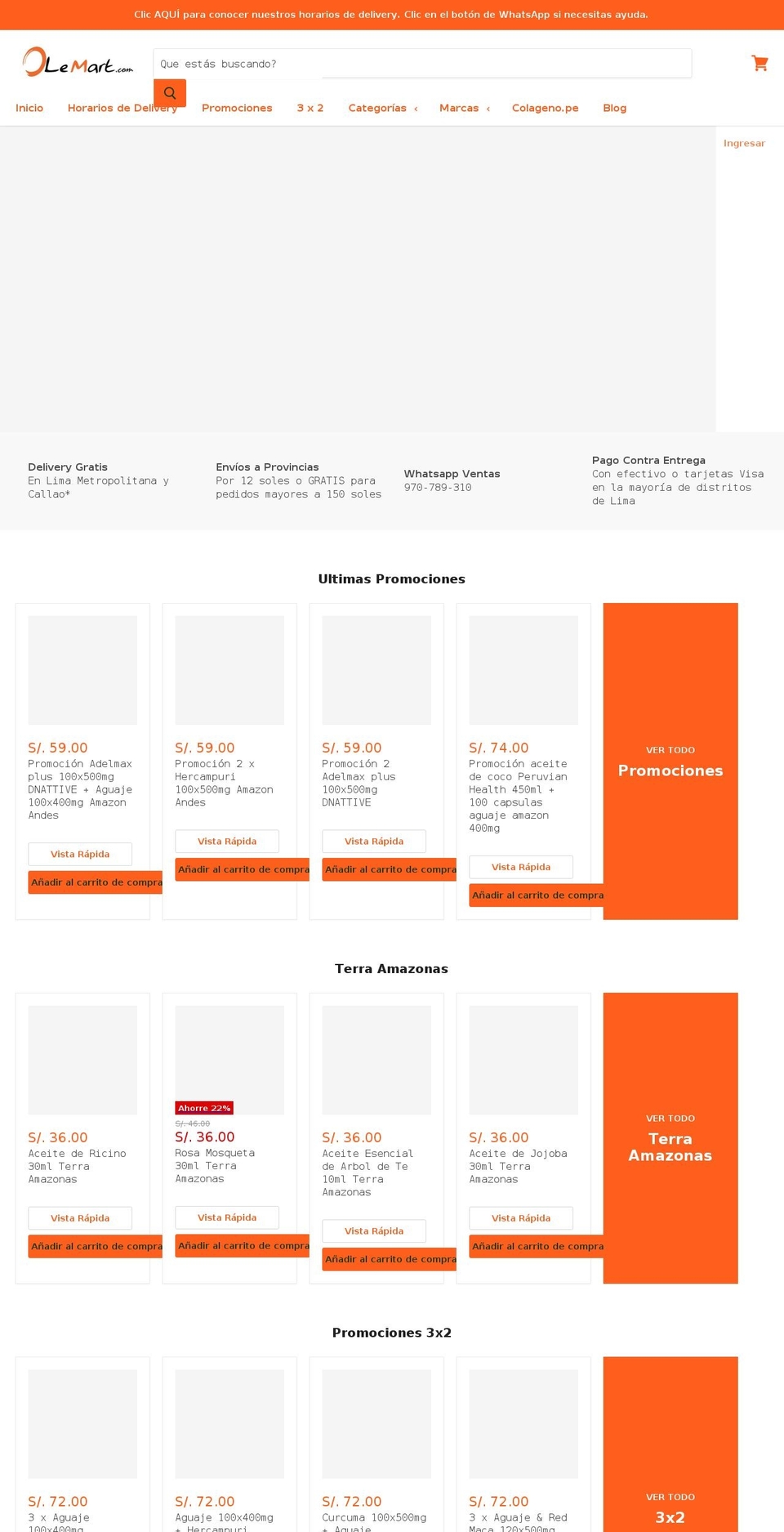 olemart.com — Shopify storefront screenshot