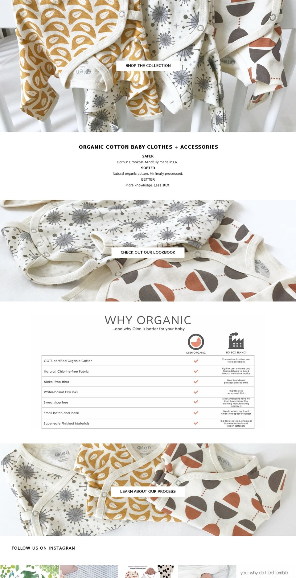 olenorganic.com shopify website screenshot