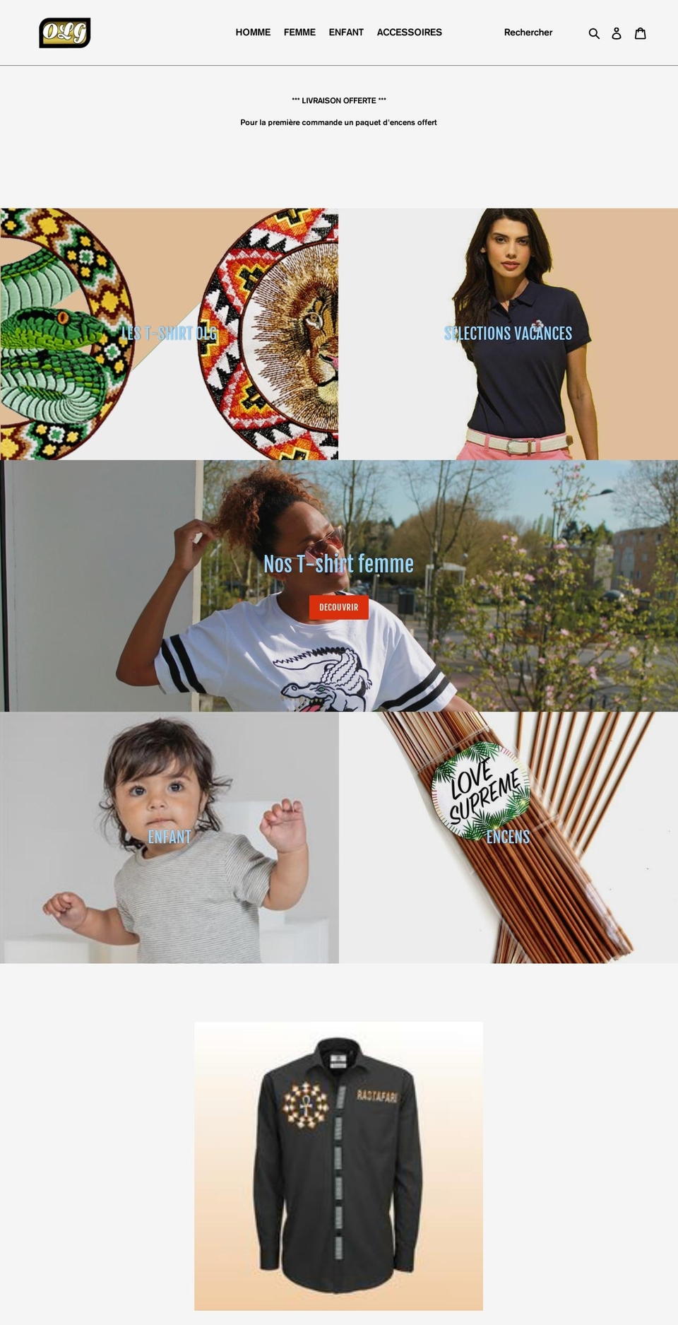 olgstyle.com — Shopify storefront screenshot
