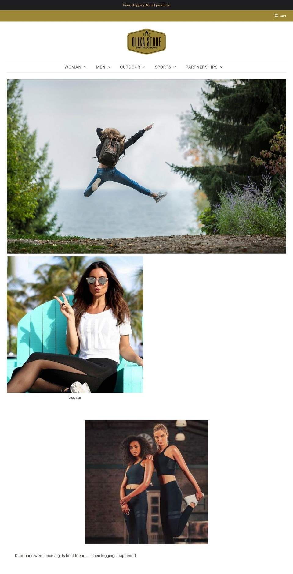 olikastore.com — Shopify storefront screenshot