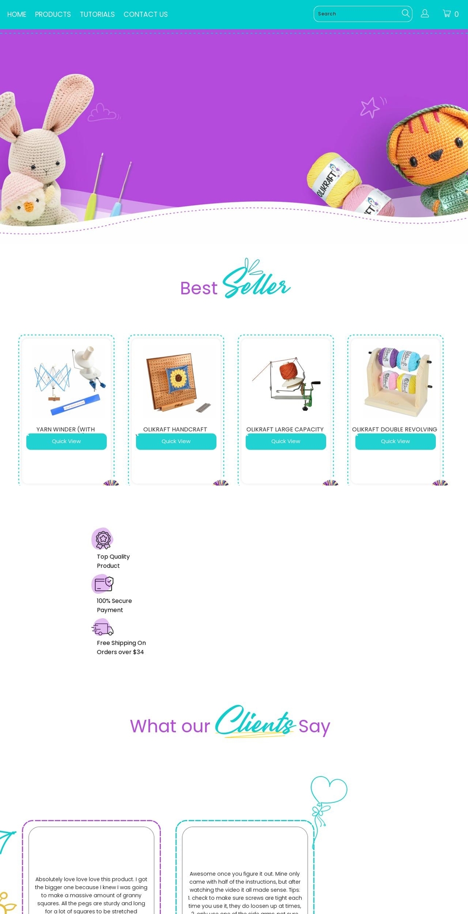 olikraft.com shopify website screenshot
