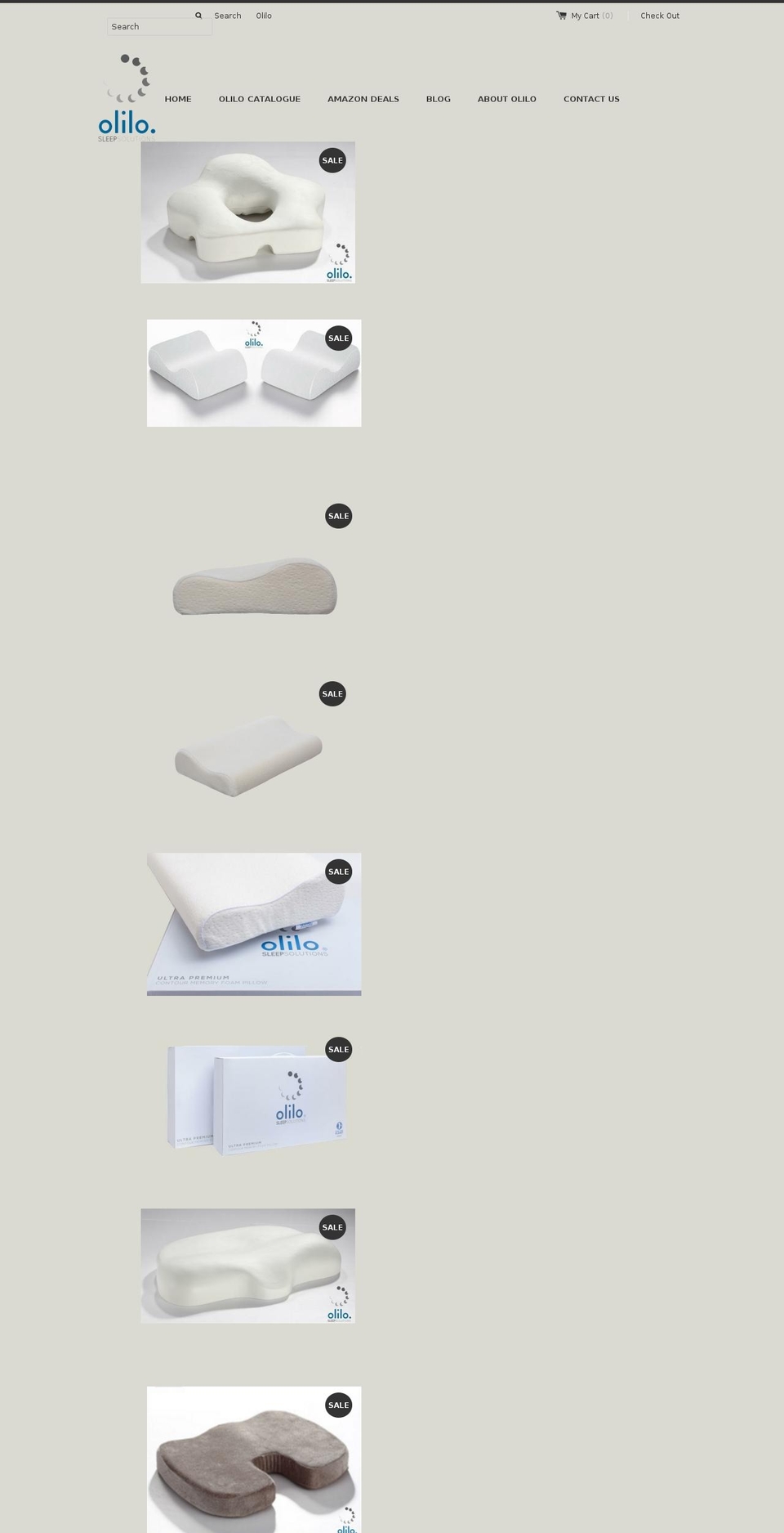 olilo-sleep.com shopify website screenshot