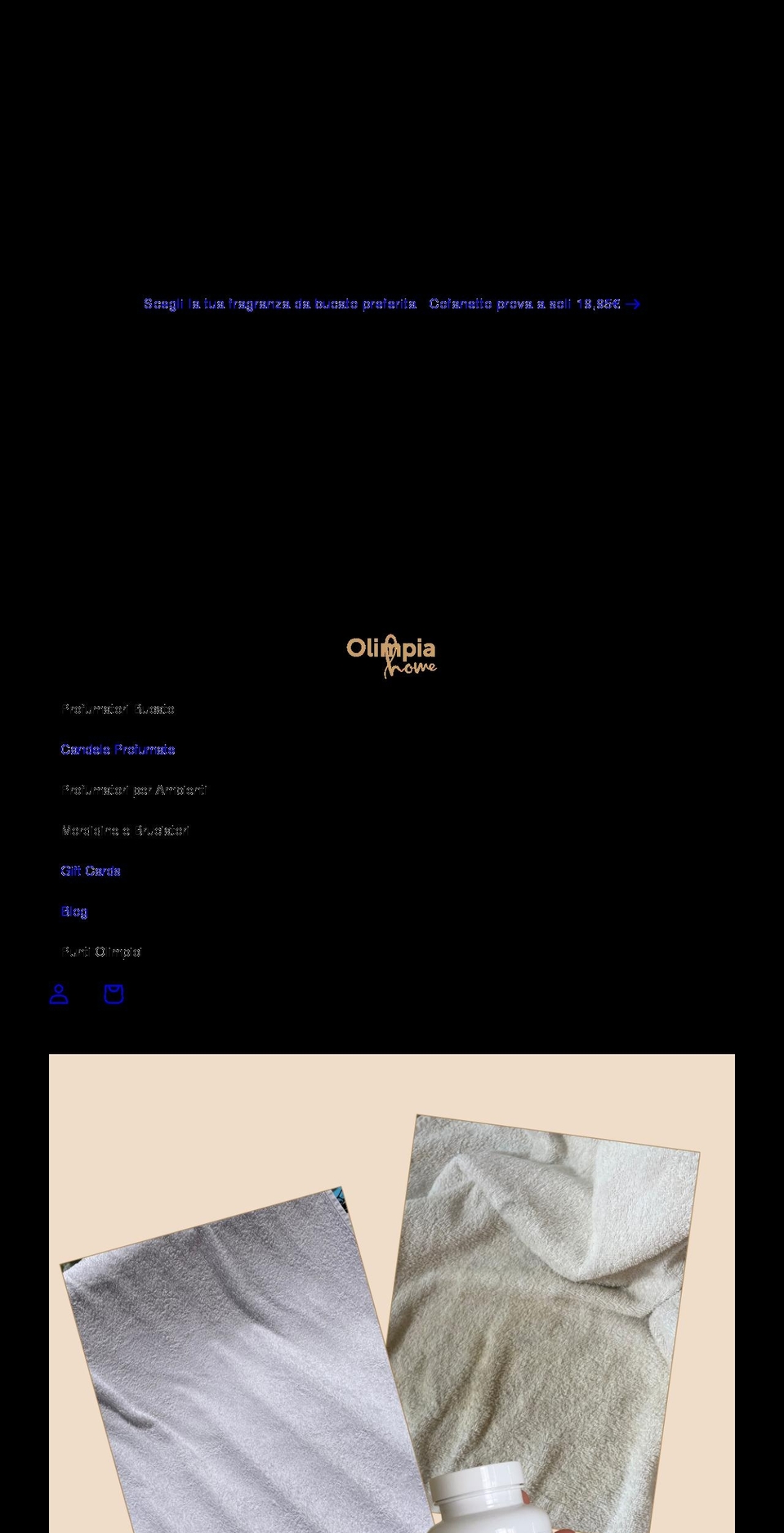 olimpiahome.it shopify website screenshot