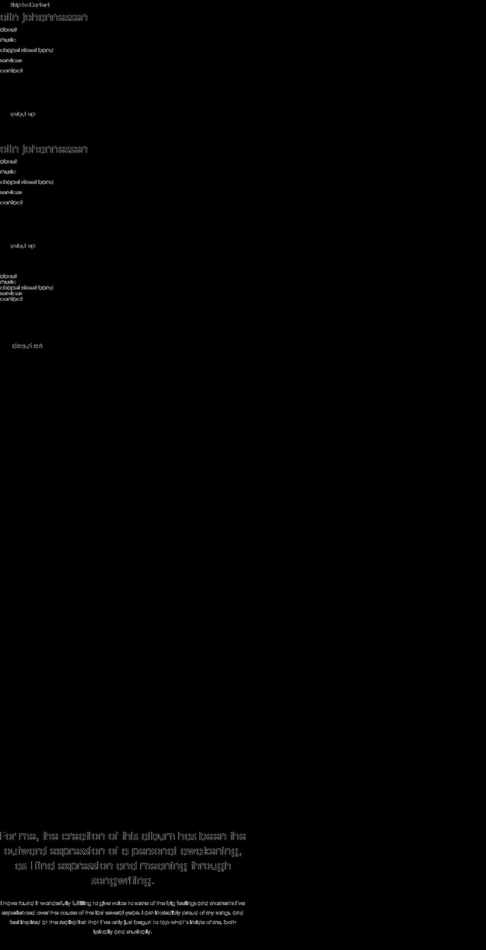 olinj.com — Shopify storefront screenshot