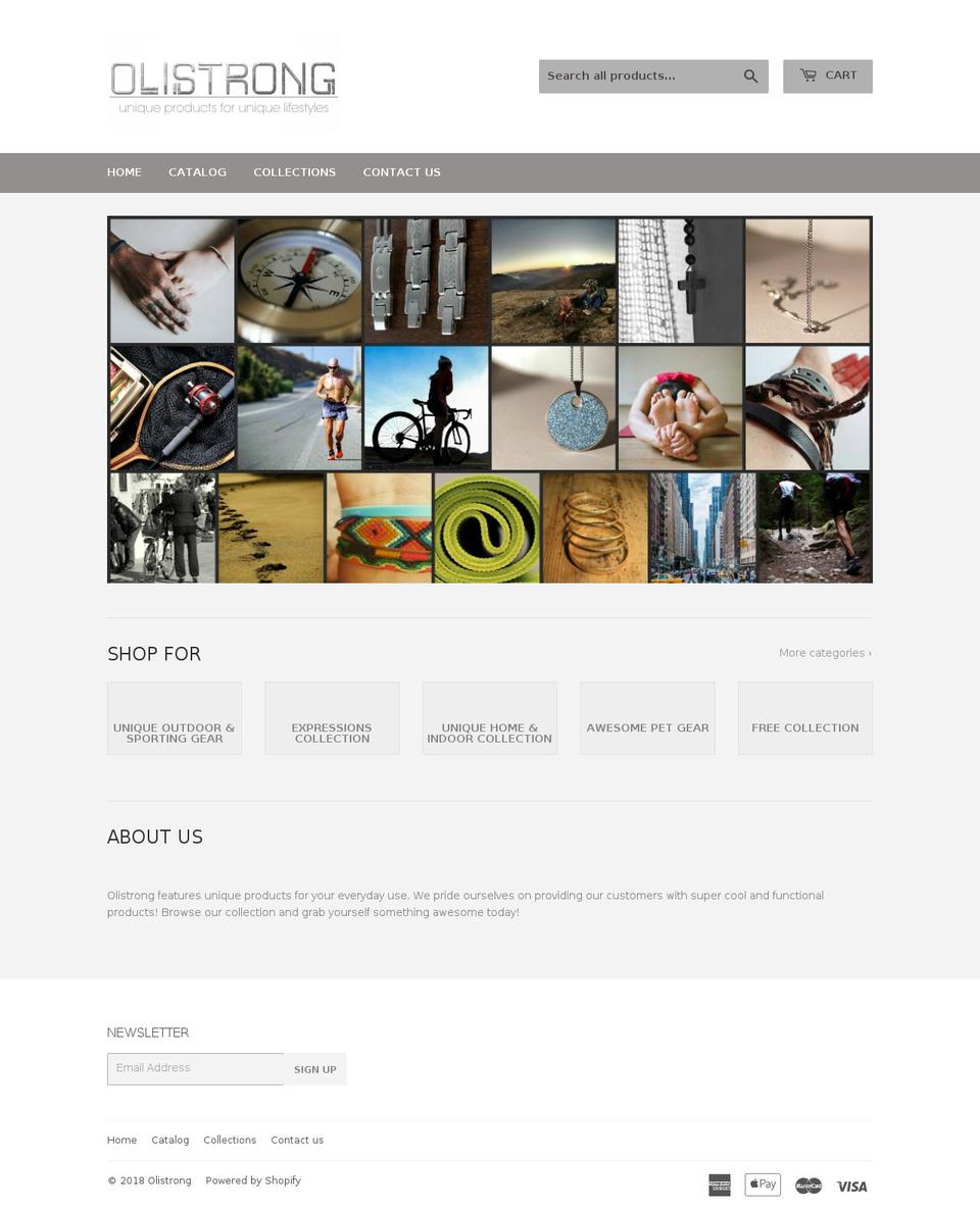 olistrong.com — Shopify storefront screenshot