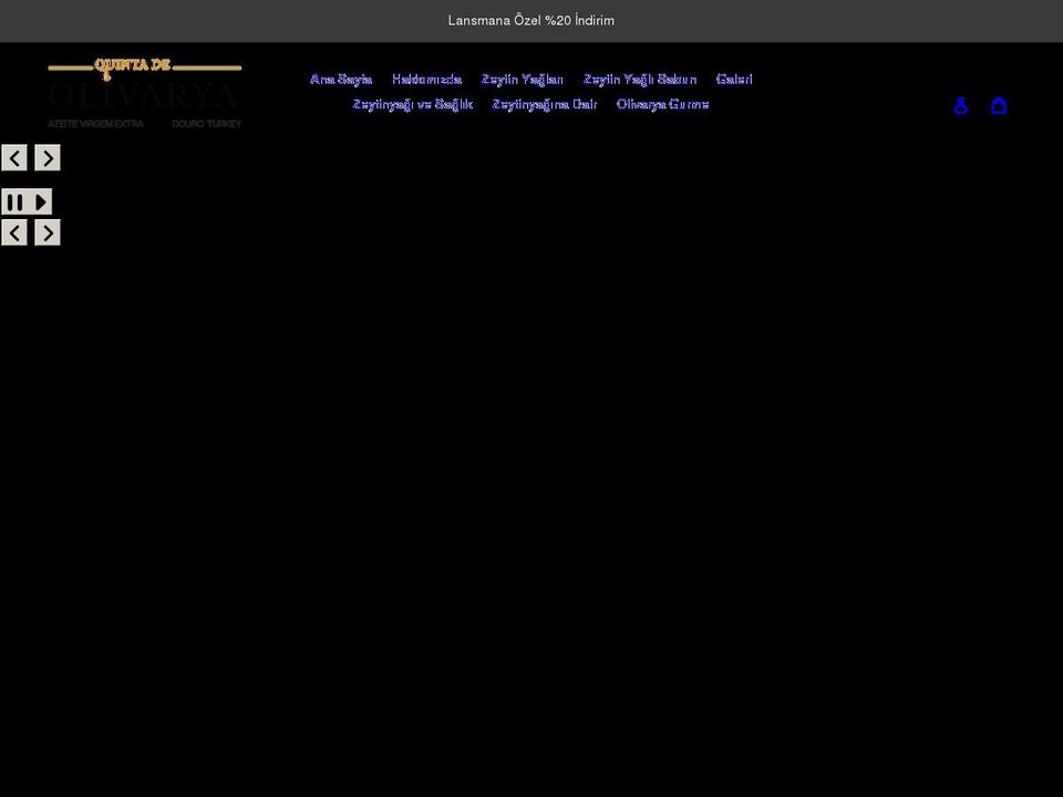 olivarya.com shopify website screenshot