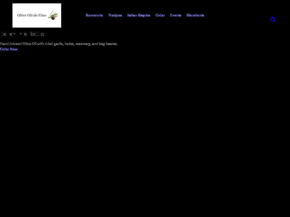 oliveoildefino.com shopify website screenshot
