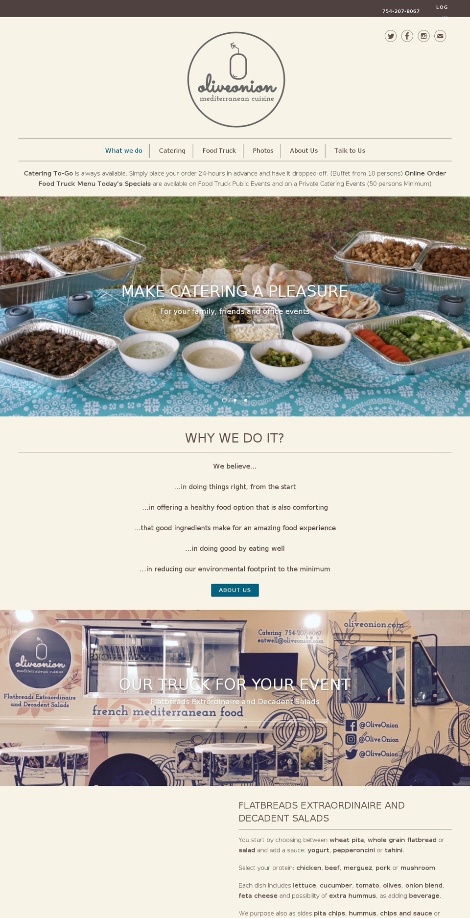 oliveonion.com — Shopify storefront screenshot