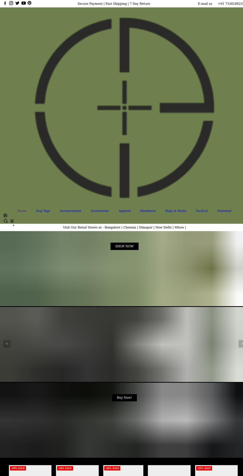 oliveplanet.in shopify website screenshot