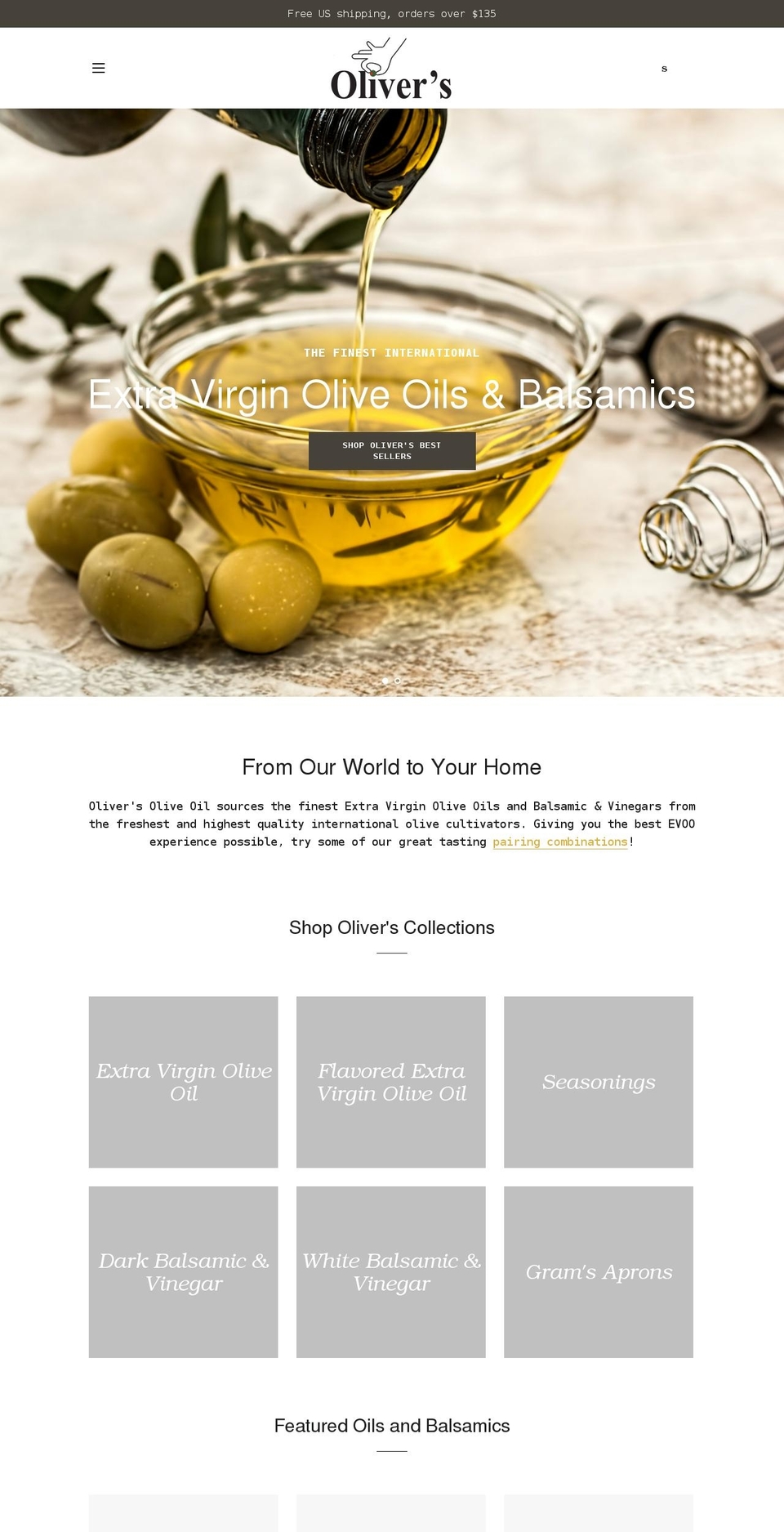 oliversevoo.com shopify website screenshot
