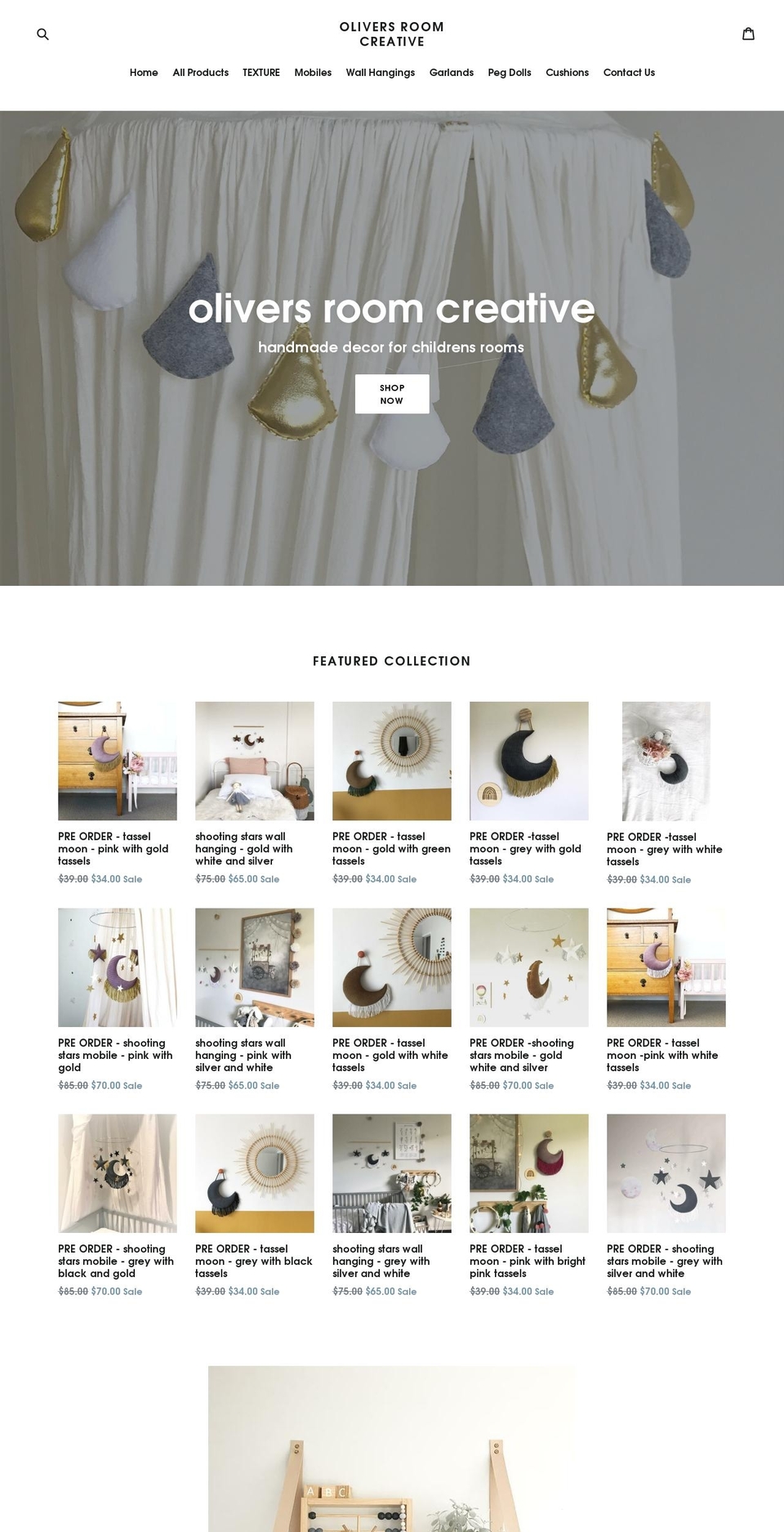 oliversroomcreative.com — Shopify storefront screenshot