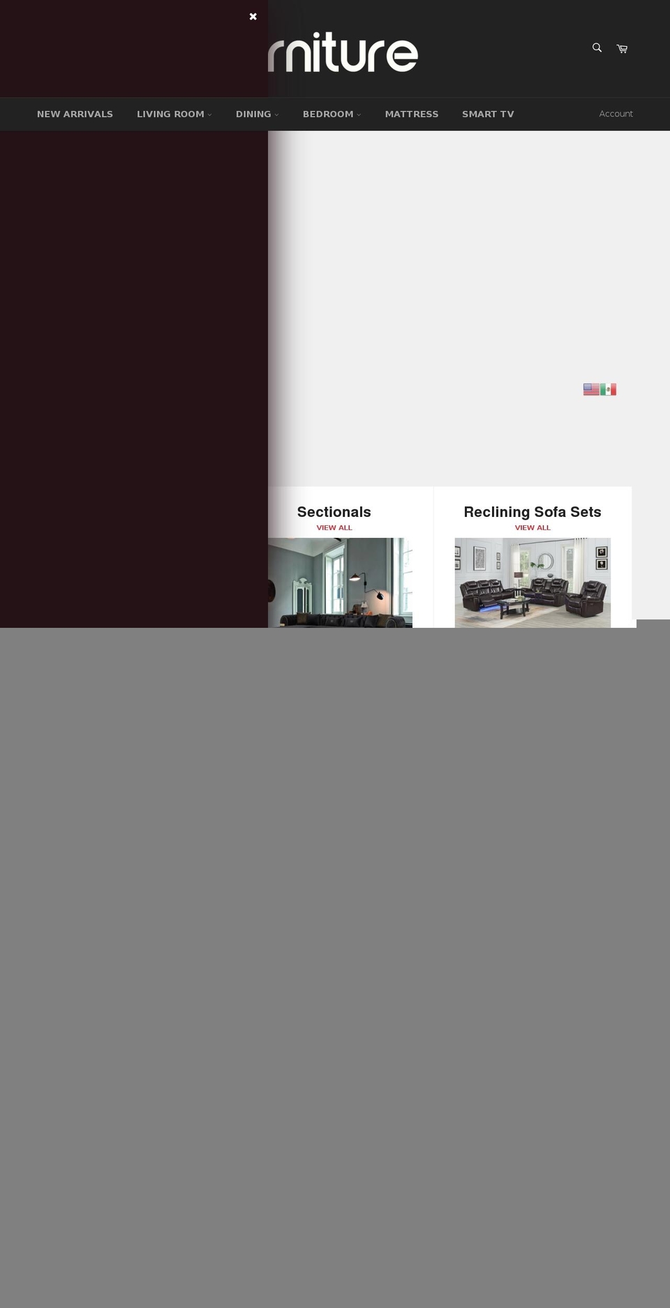 oliviafurniture.com shopify website screenshot