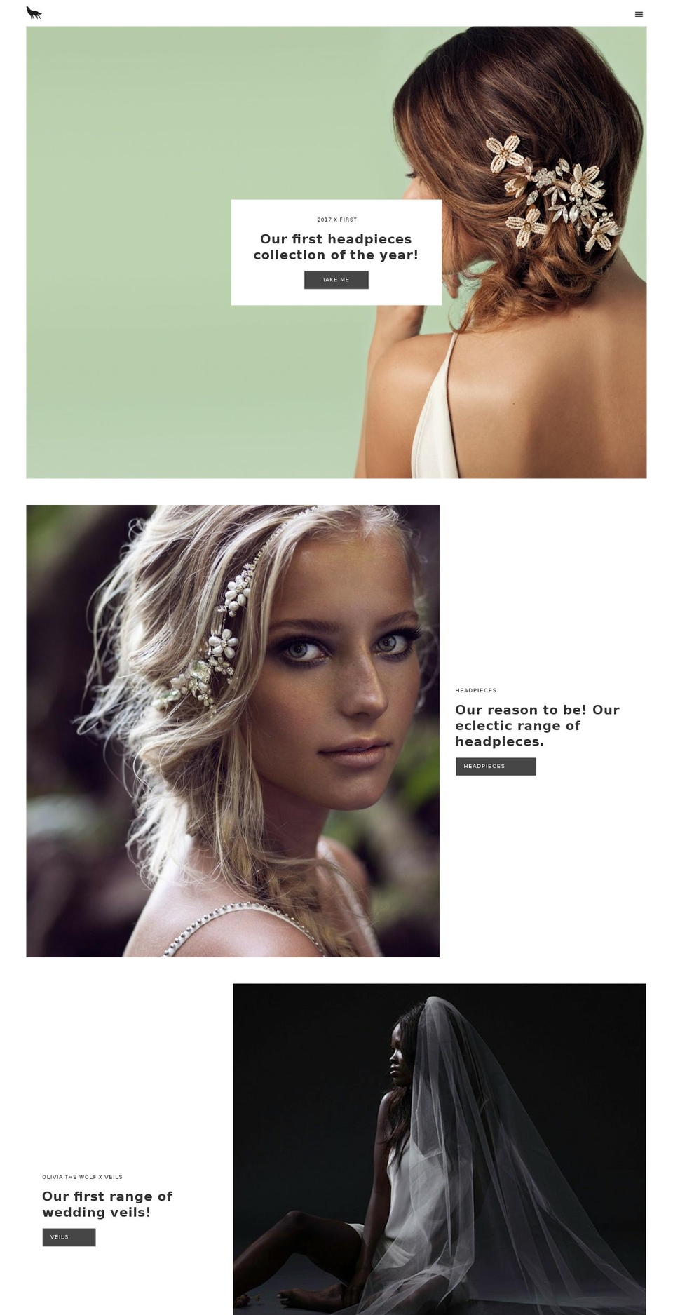 Maker Shopify theme site example oliviaheadpieces.com