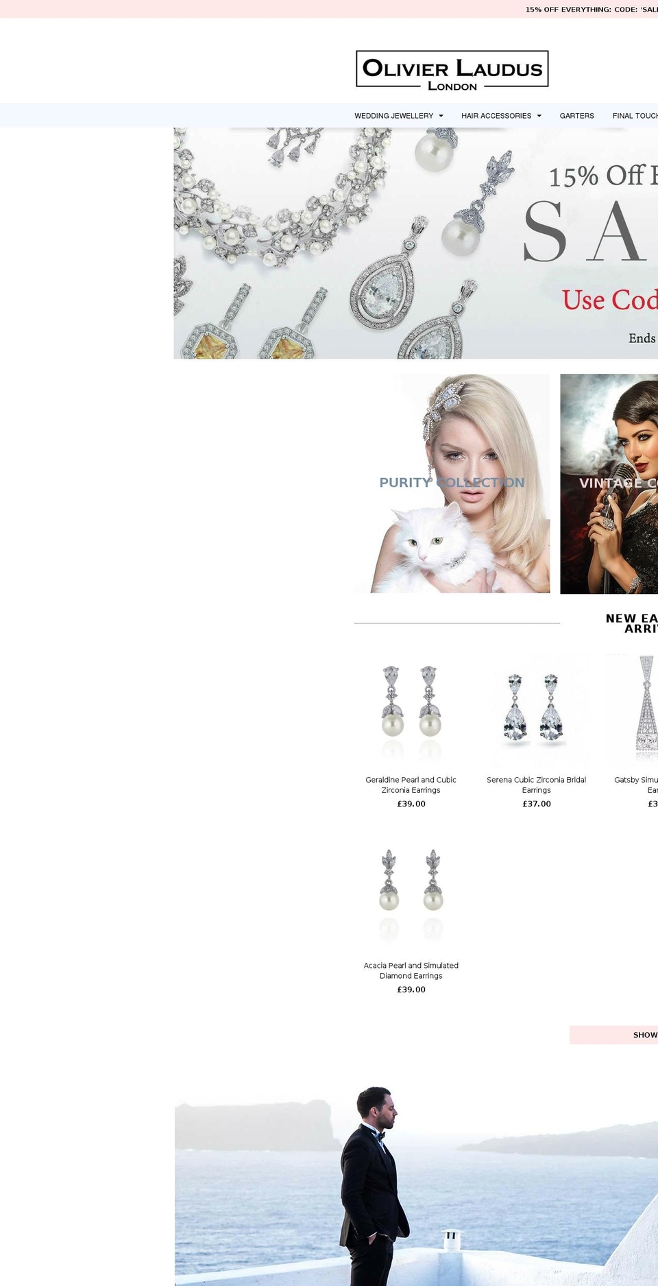 olivierlaudus.com shopify website screenshot