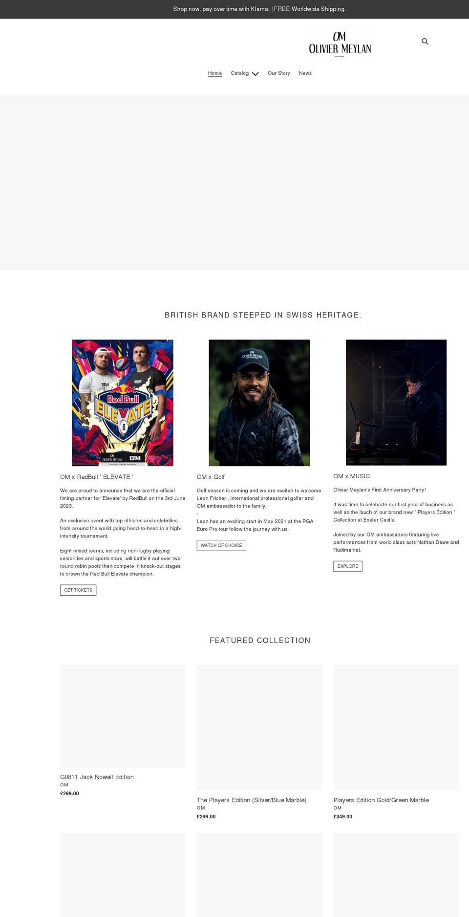 oliviermeylan.com shopify website screenshot