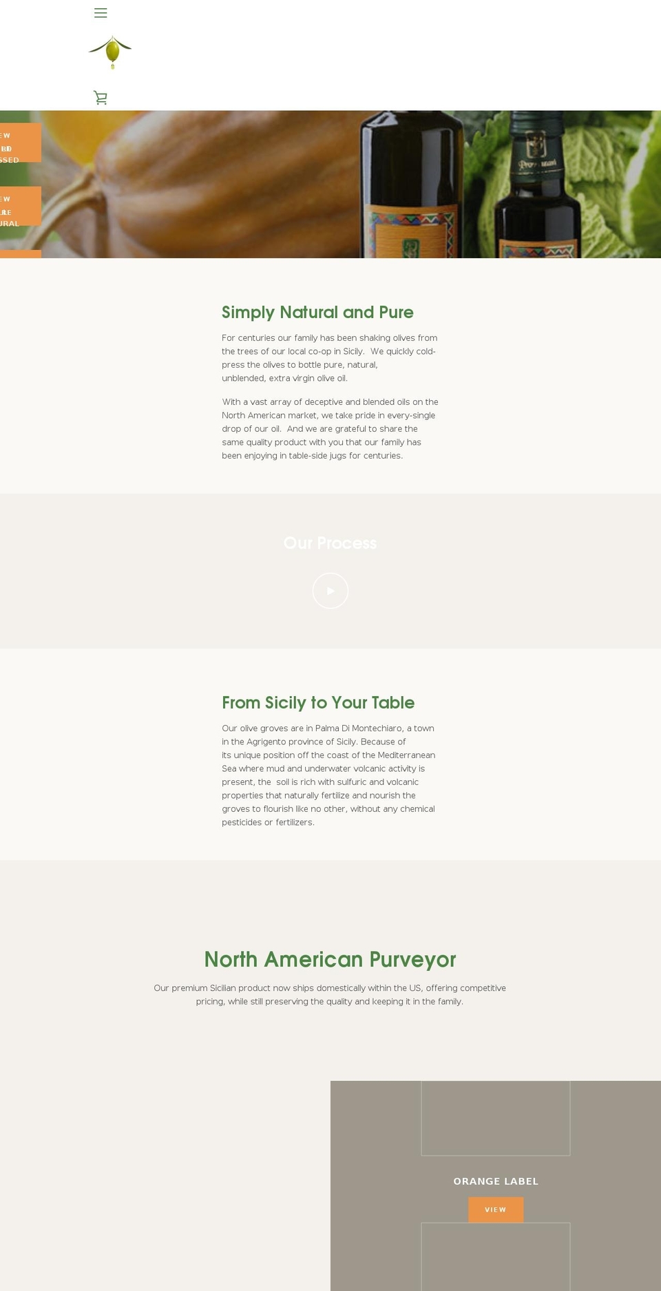 olivoljaltd.com — Shopify storefront screenshot