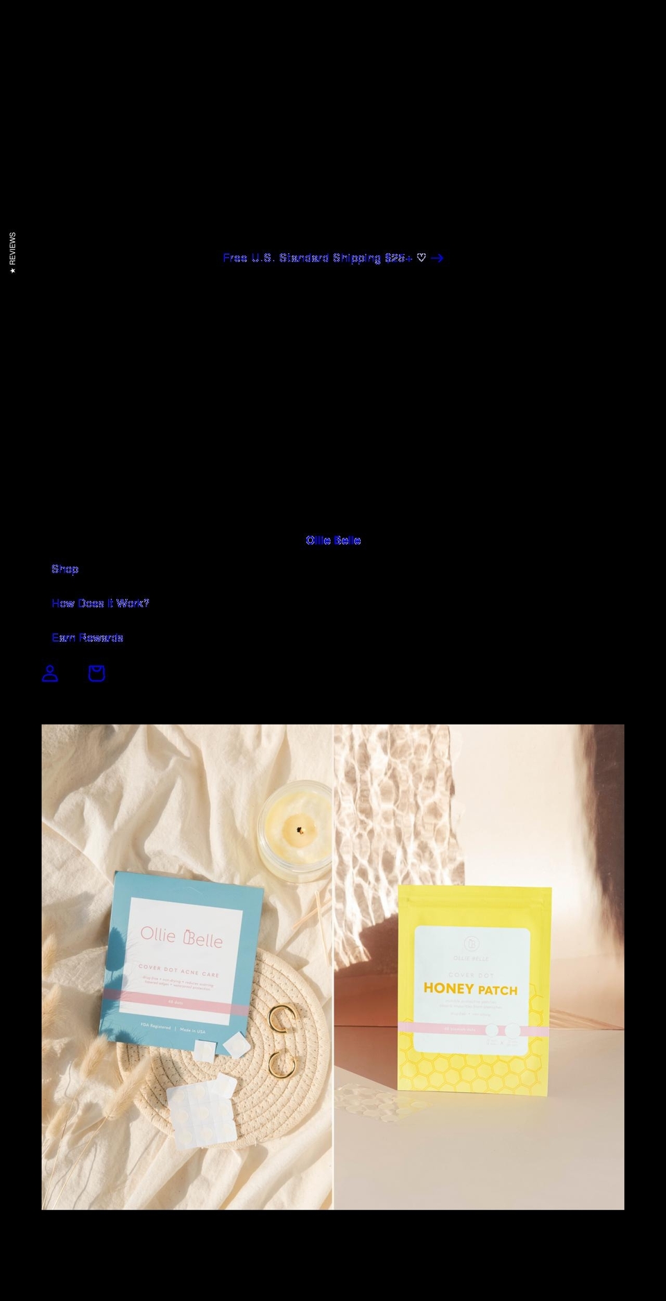 olliebelle.com shopify website screenshot