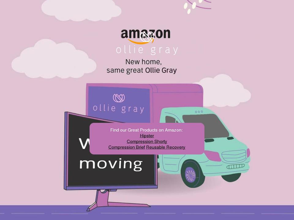 olliegraymaternity.com shopify website screenshot