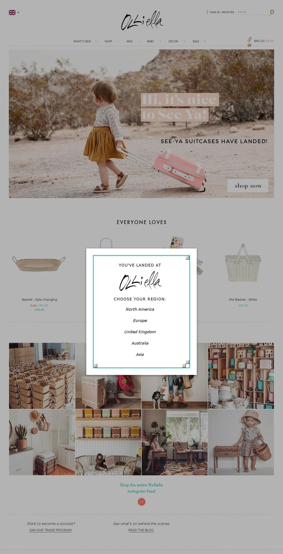 Olliella Custom 0.2 Shopify theme site example olliella.com