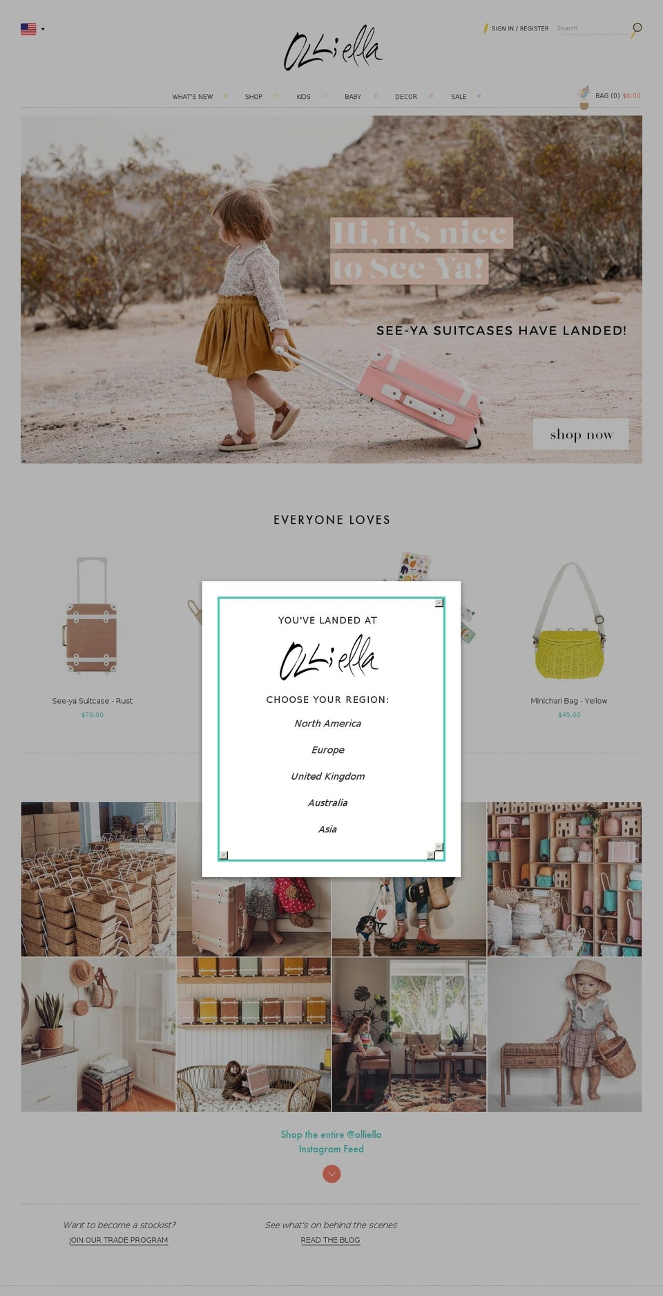 Olliella Custom 0.2 Shopify theme site example olliellausa.com