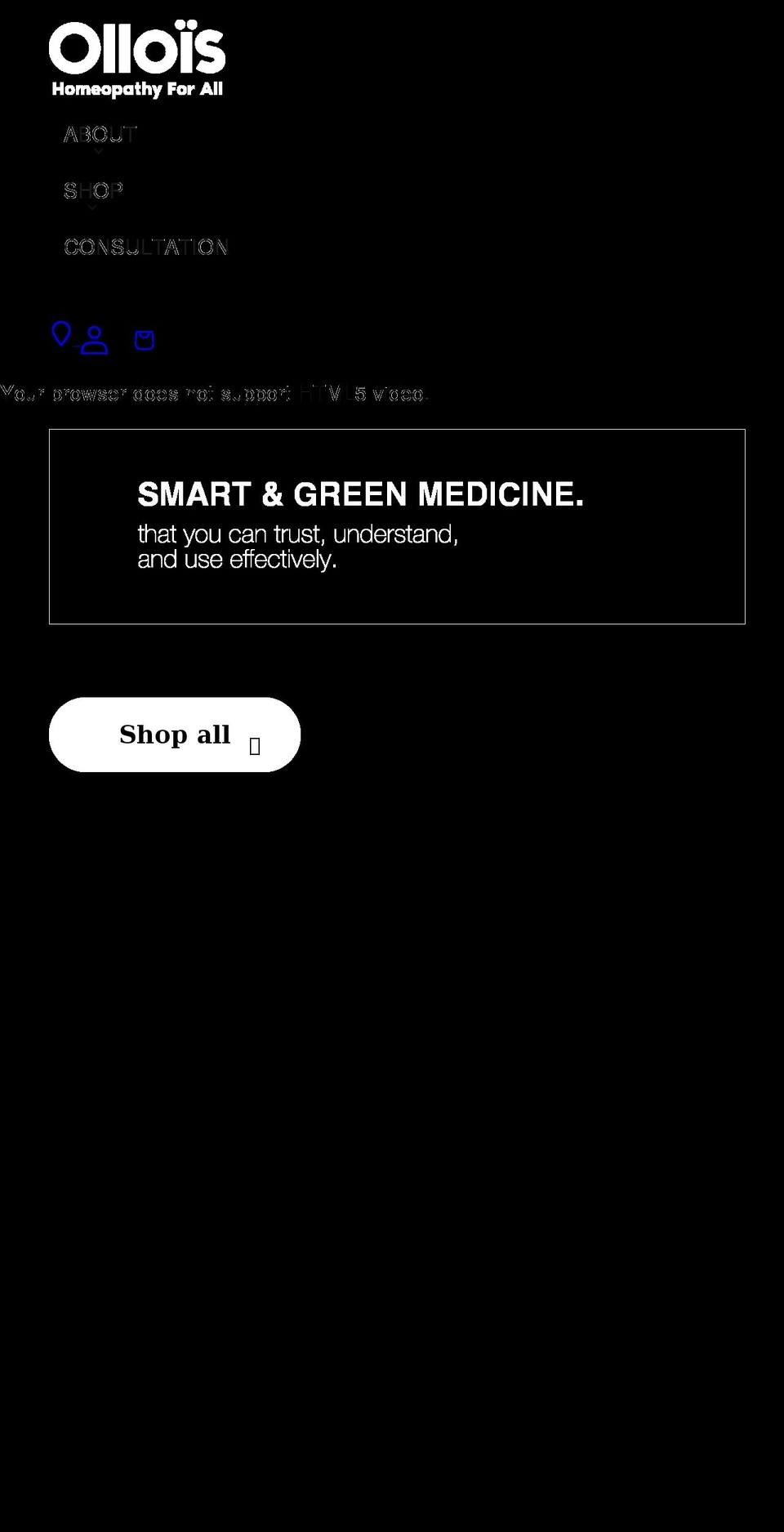 ollois.com shopify website screenshot