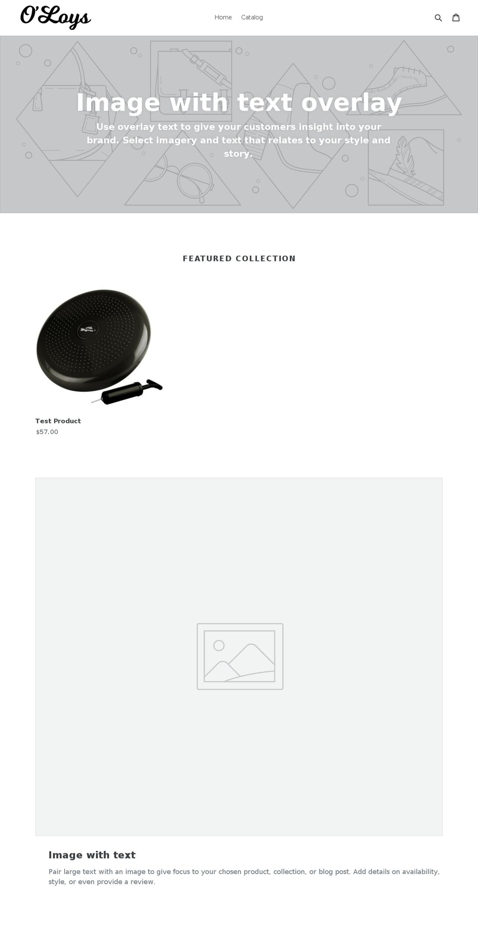 oloys.com shopify website screenshot