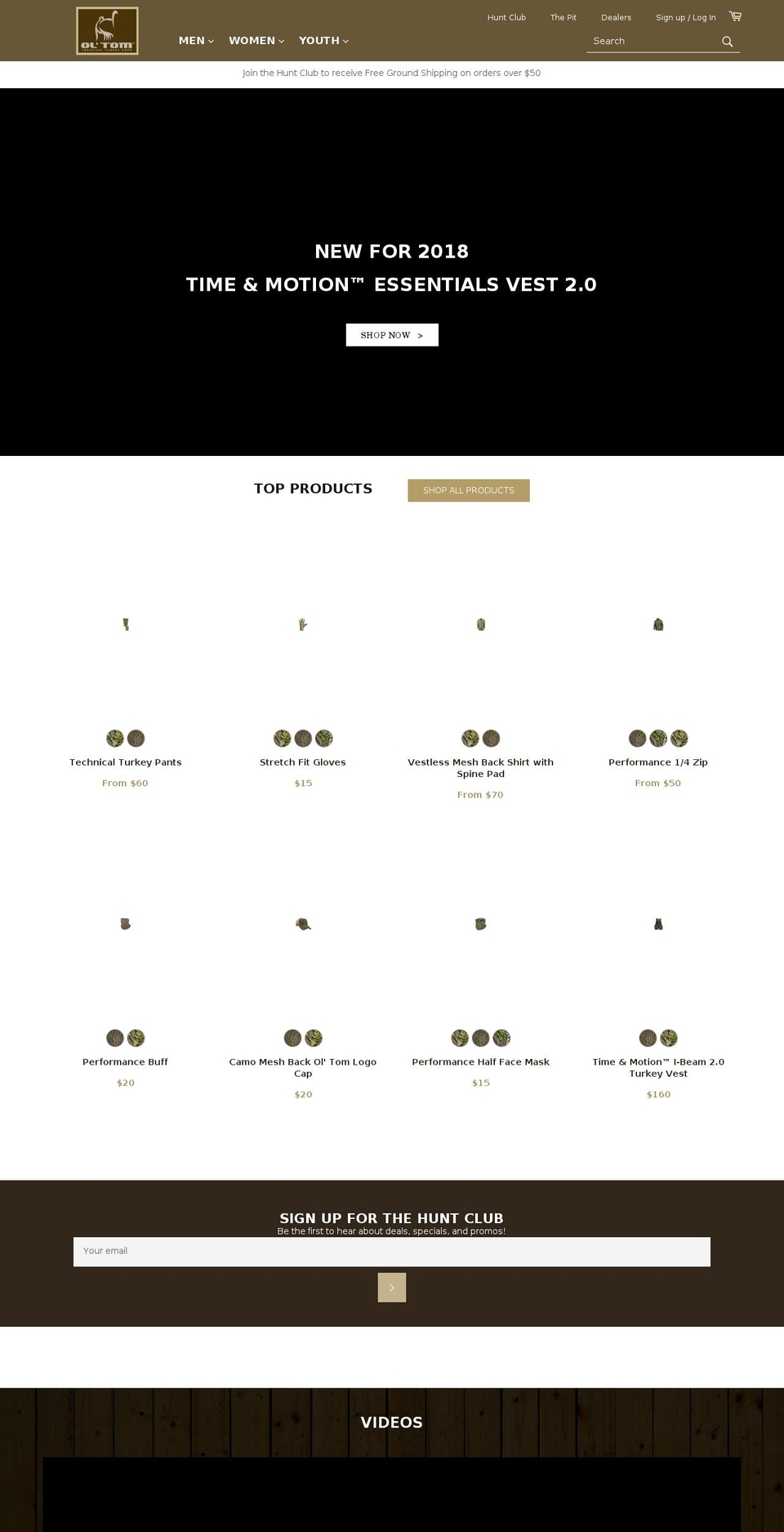oltomturkey.com — Shopify storefront screenshot