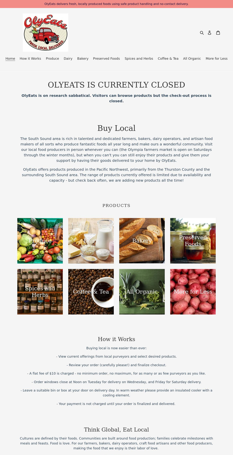 olyeats.com shopify website screenshot