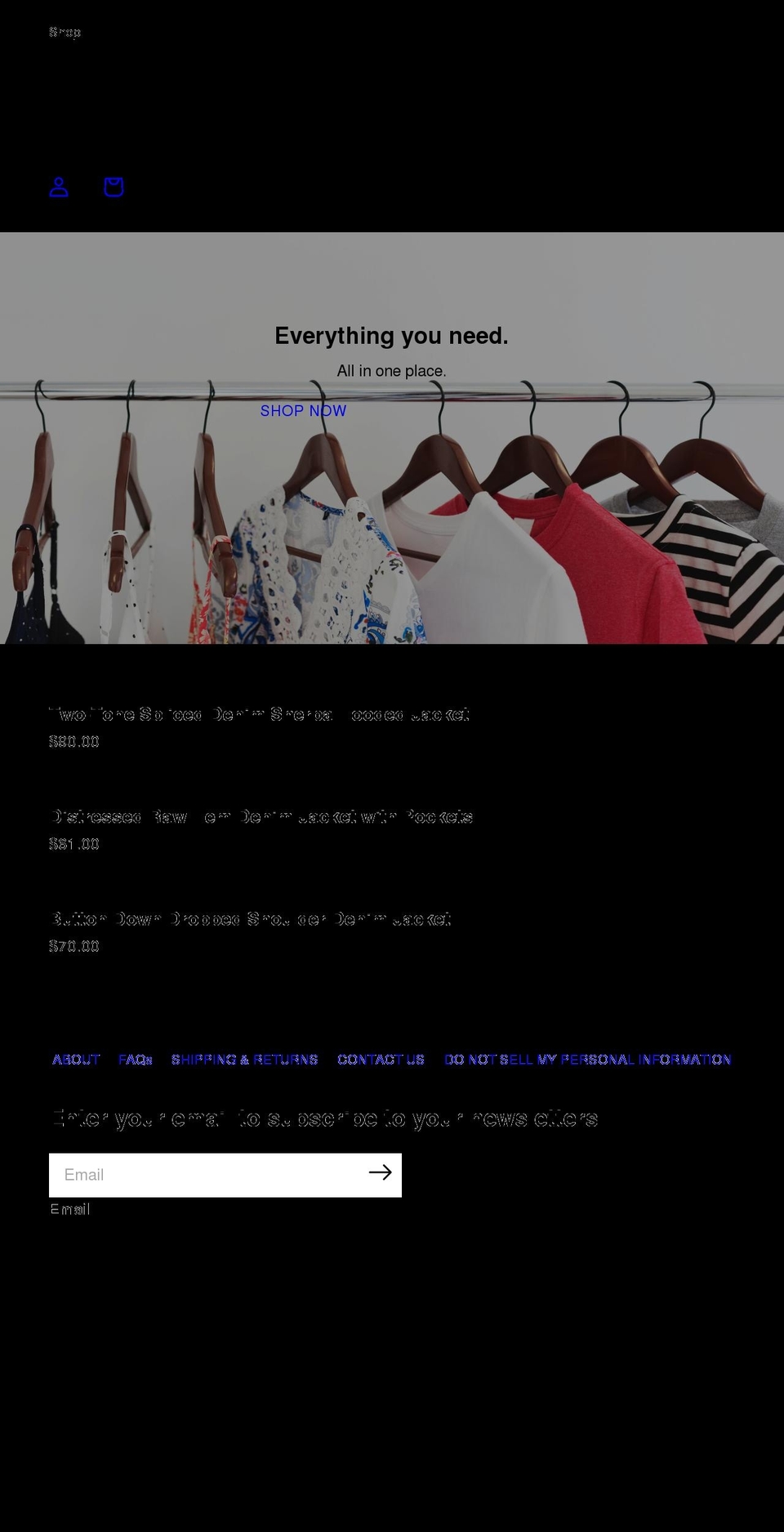 olyie.com shopify website screenshot